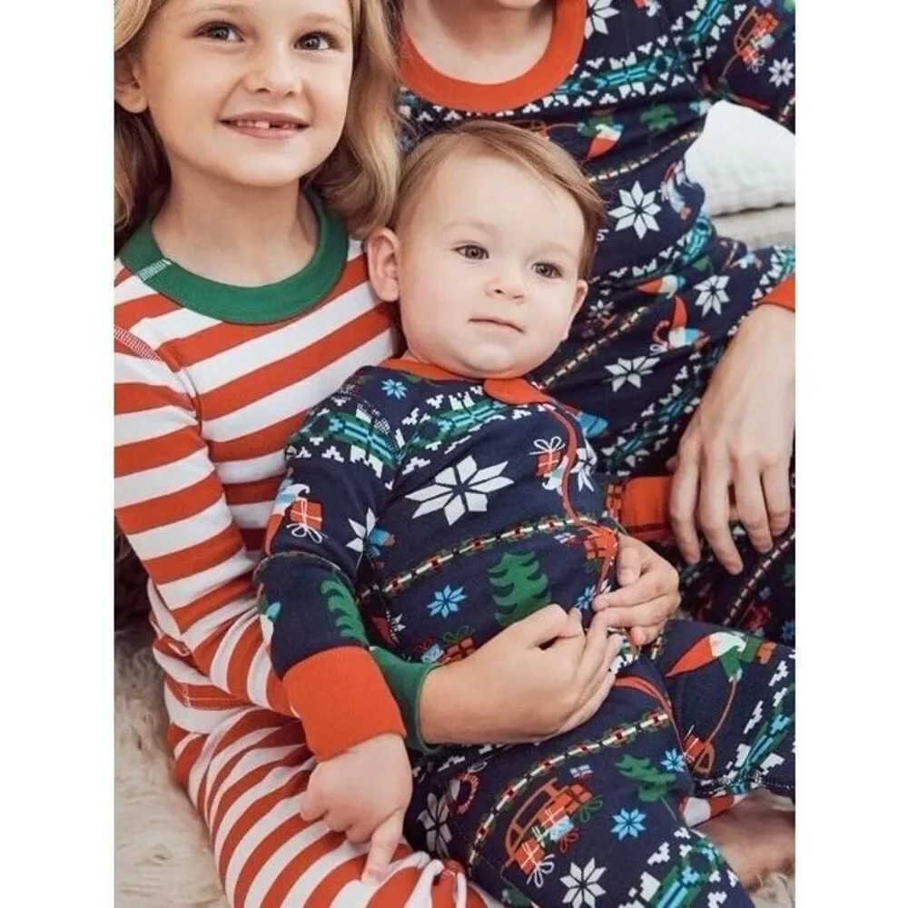 NEW Hanna Andersson Infant Baby Toddler 12-18 Mos (75) Holiday Gnome 1-Piece Sle